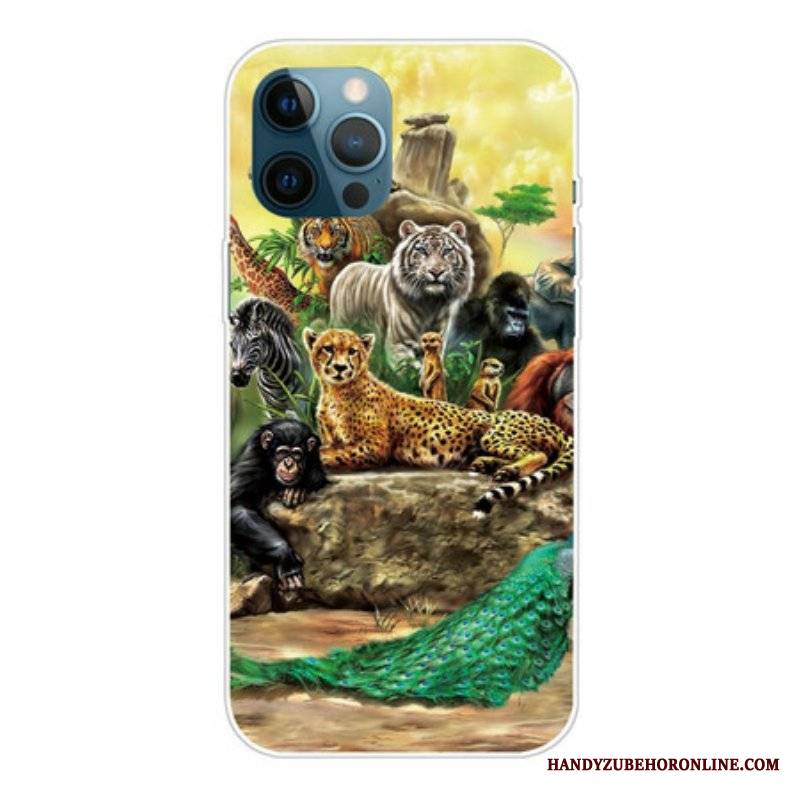 Etui do iPhone 13 Pro Max Zwierzęta Safari