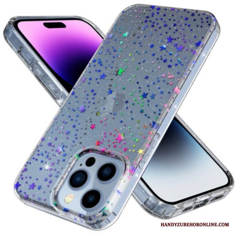 Etui do iPhone 14 Pro Przezroczyste Gwiazdy