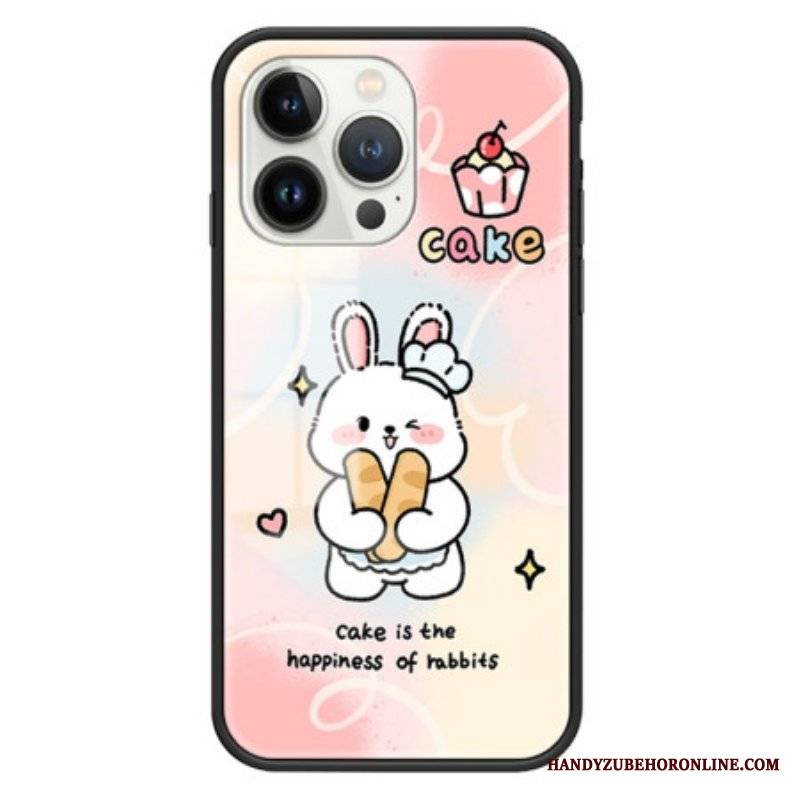 Etui do iPhone 15 Pro Szkło Hartowane Happy Rabbit