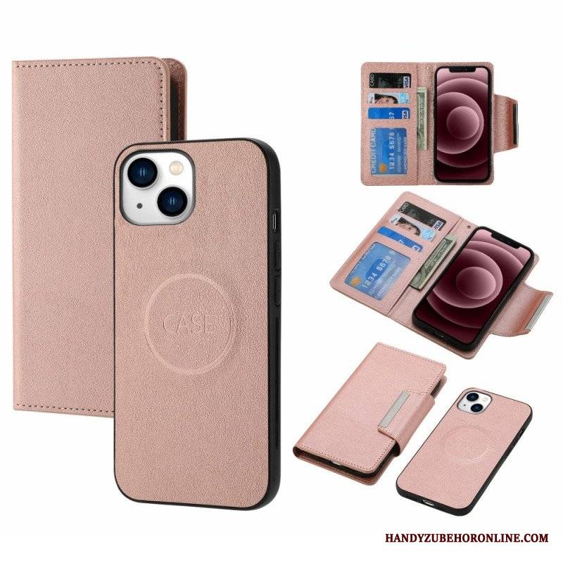 Futerały Etui Folio do iPhone 15 Plus Odłączana Magnetyczna Skorupa