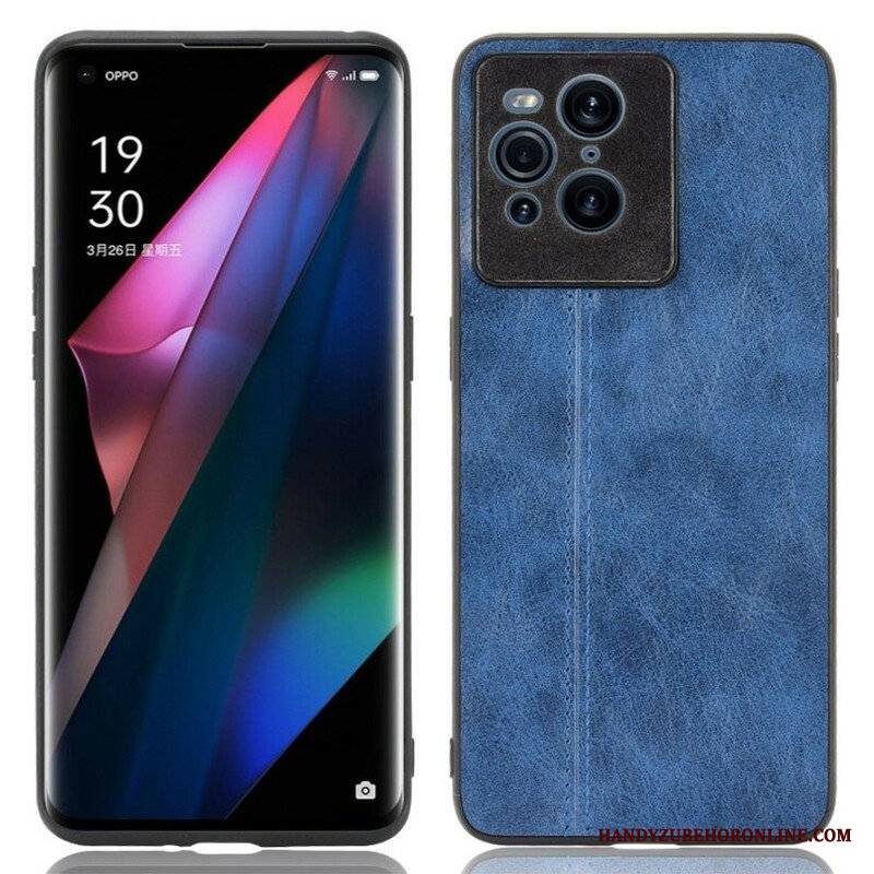 Futerały do Oppo Find X3 Pro Skórzany Efekt Couture