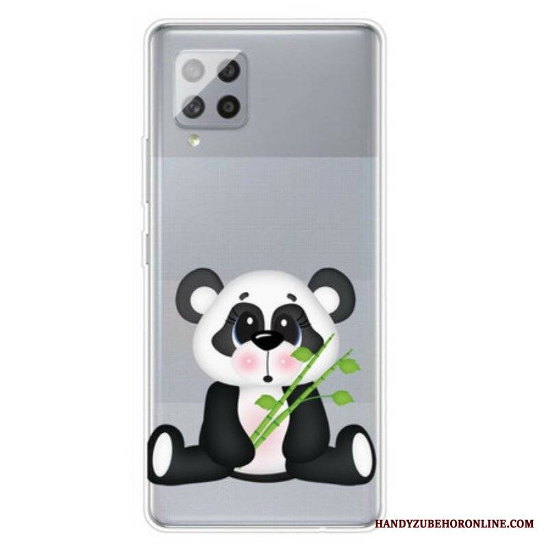 Futerały do Samsung Galaxy A42 5G Bezszwowa Smutna Panda