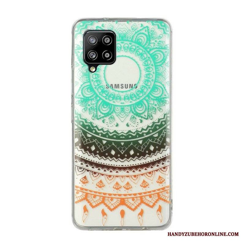 Futerały do Samsung Galaxy M12 / A12 Bezszwowe Kwiaty Mandala