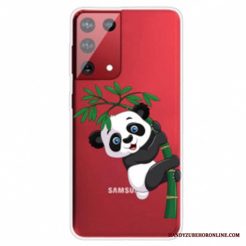 Futerały do Samsung Galaxy S21 Ultra 5G Panda Na Bambusie