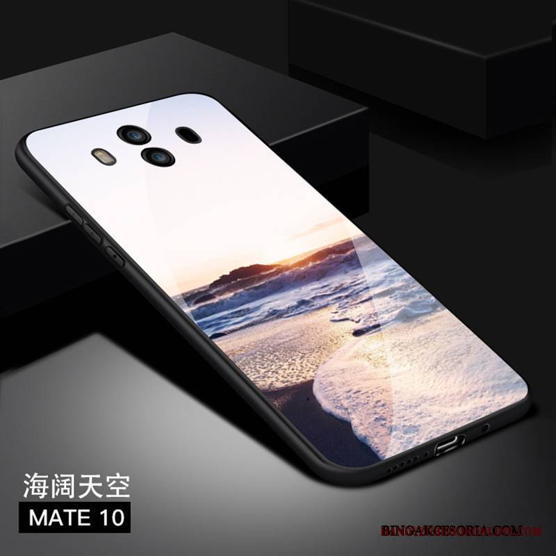 Huawei Mate 10 Futerał Etui Na Telefon Kreatywne All Inclusive Szkło Tendencja Kolor Ochraniacz