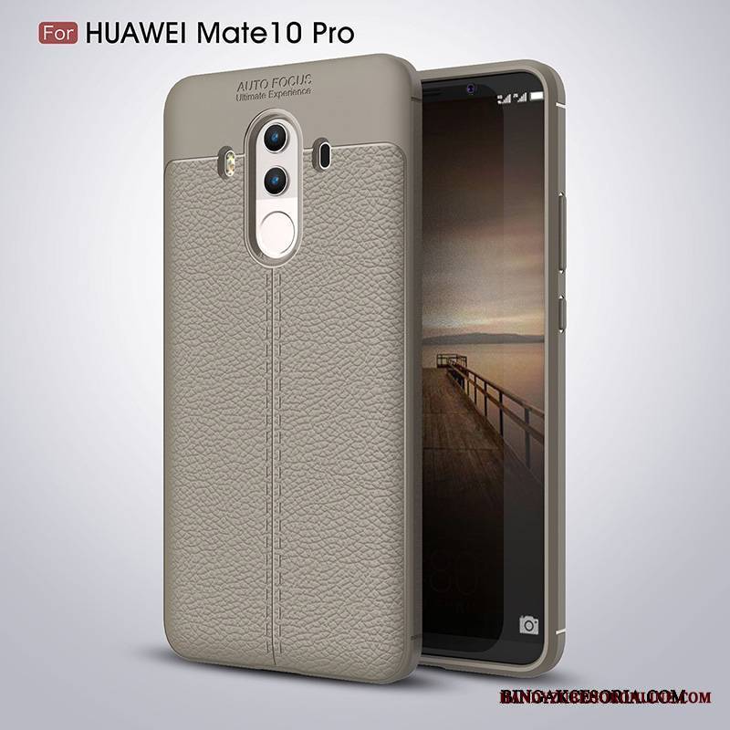 Huawei Mate 10 Pro Futerał Silikonowe Kreatywne Etui Na Telefon All Inclusive Szary Miękki Osobowość