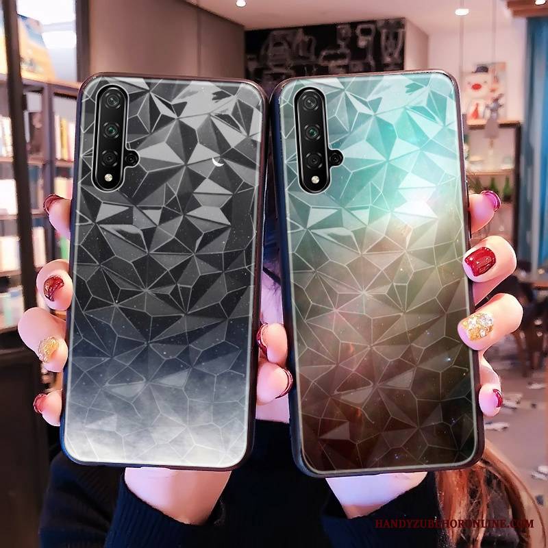 Huawei Nova 5t Futerał Etui Kształt Diamentu Telefon Komórkowy Czerwony Netto Modna Marka Czarny Etui Na Telefon