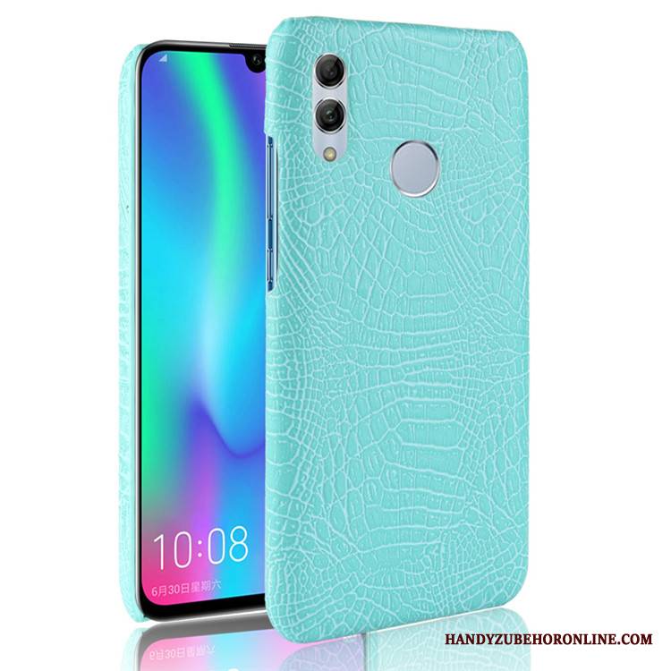 Huawei P Smart 2019 Biznes Etui Na Telefon Wzór Krokodyla Kreatywne Zielony Anti-fall Futerał