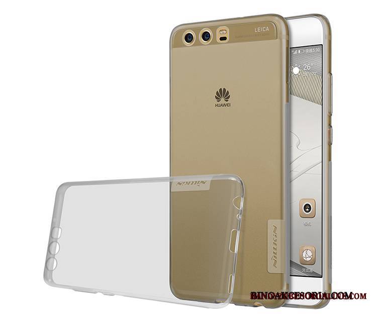 Huawei P10 Złoto Etui Futerał Silikonowe Szary Ochraniacz All Inclusive