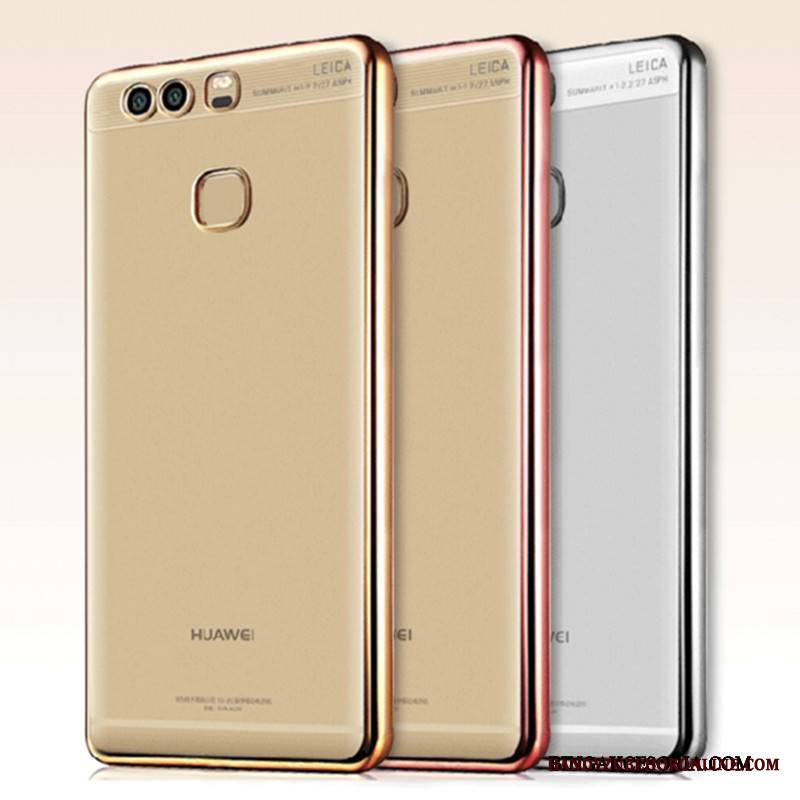 Huawei P9 Plus Futerał Telefon Komórkowy Miękki Silikonowe Ochraniacz Etui Złoto