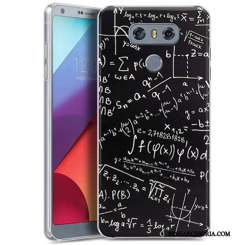 Lg G6 Ochraniacz Etui Kreskówka Cienka Kolor Futerał Czarny