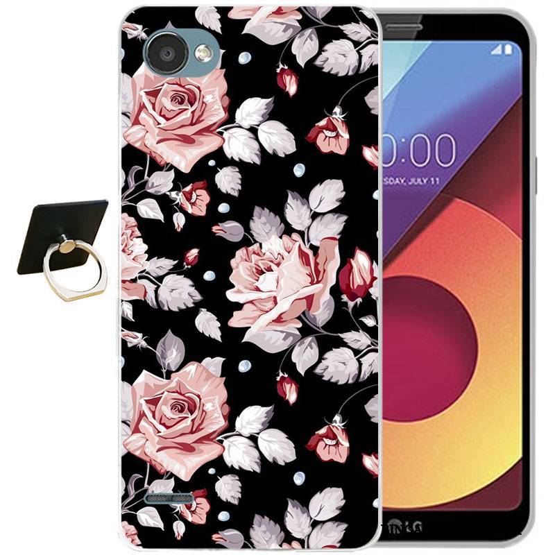 Lg Q6 Futerał Kolor Etui Na Telefon Kreskówka Ochraniacz Relief Anti-fall Silikonowe