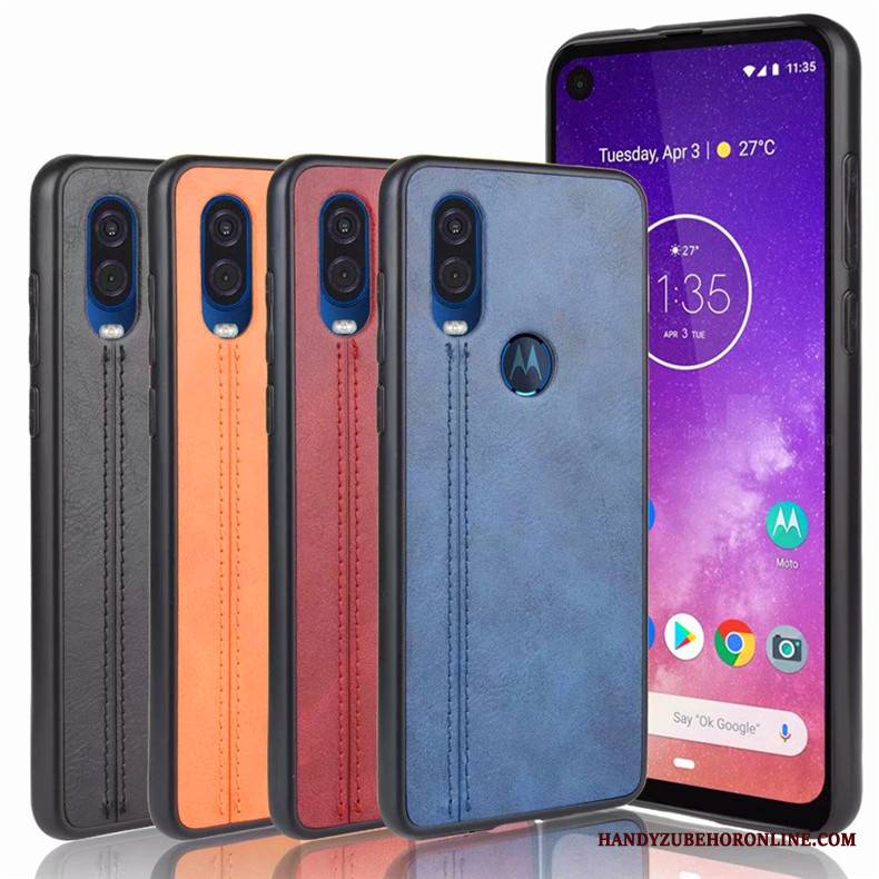 Motorola One Vision Futerał Anti-fall All Inclusive Etui Etui Na Telefon Niebieski Ochraniacz