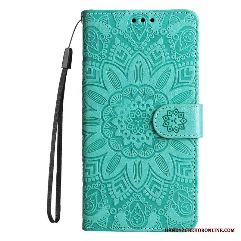 Obudowa Etui Na Telefon do Honor Magic 5 Lite Mandala Sun Ze Smyczą