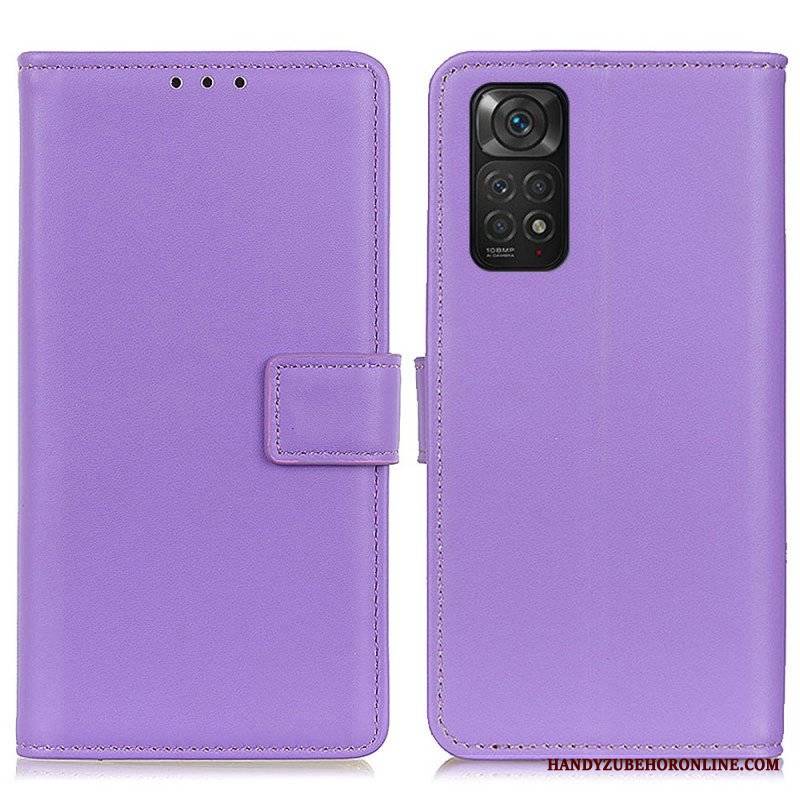 Obudowa Etui Na Telefon do Xiaomi Redmi Note 11 / 11S Zwykła Sztuczna Skóra