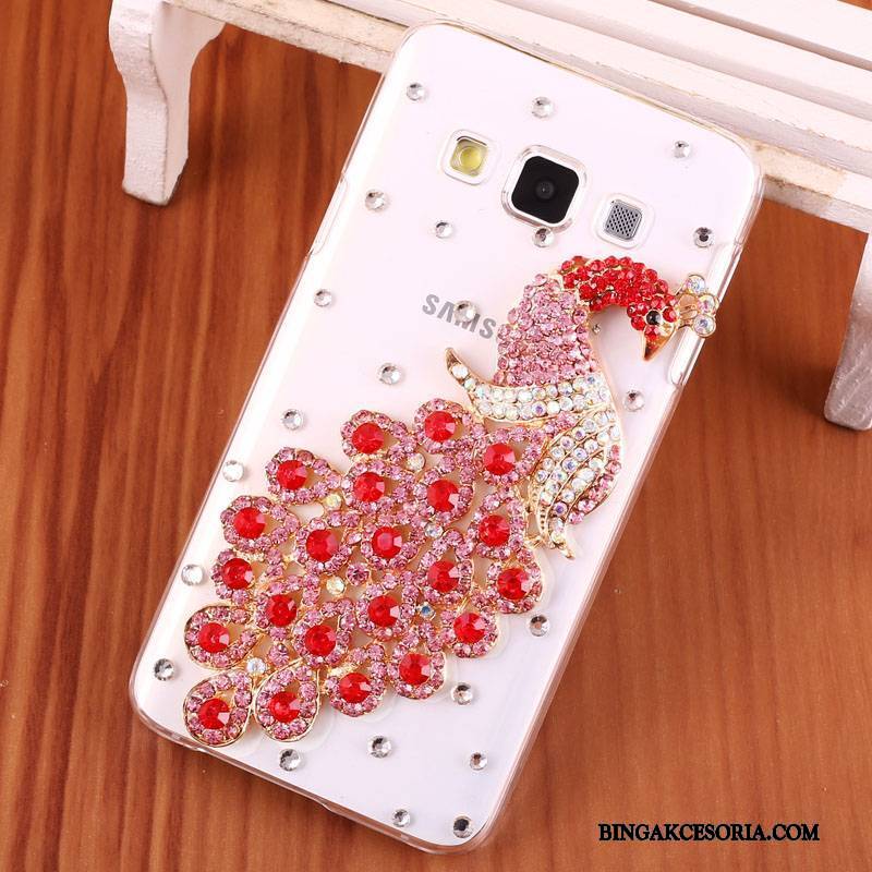 Samsung Galaxy A3 2015 Rhinestone Ochraniacz Futerał Etui Anti-fall Trudno Etui Na Telefon