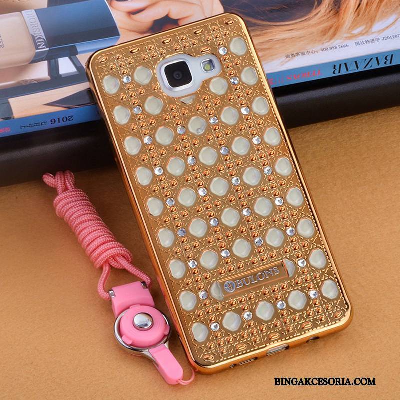 Samsung Galaxy A7 2016 Futerał All Inclusive Gwiazda Miękki Etui Rhinestone Silikonowe Wspornik