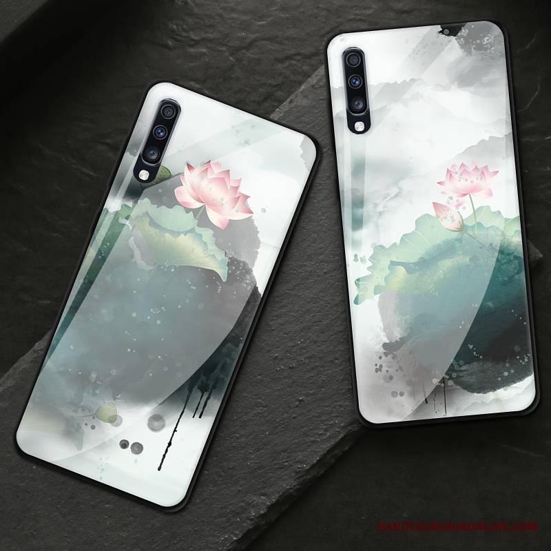 Samsung Galaxy A70 Futerał Atrament Lustro All Inclusive Vintage Ochraniacz Gwiazda Etui