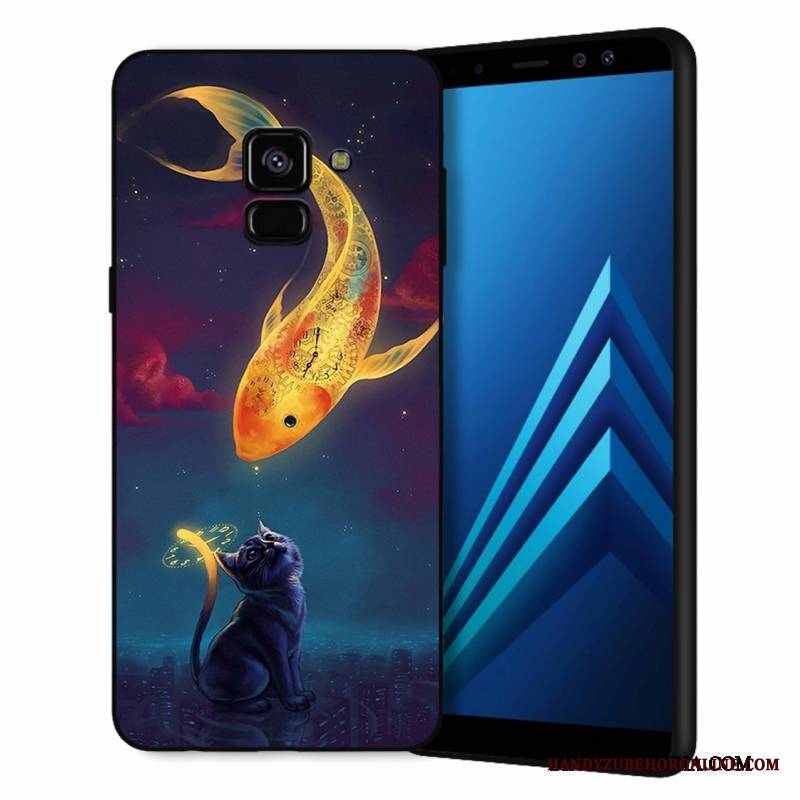 Samsung Galaxy A8+ Anti-fall Osobowość Etui Na Telefon Miękki Futerał Gwiazda Wiatr