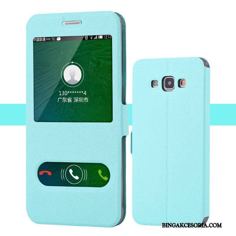 Samsung Galaxy A8 Ochraniacz Tendencja Telefon Komórkowy Etui Na Telefon Skórzany Futerał Gwiazda Niebieski