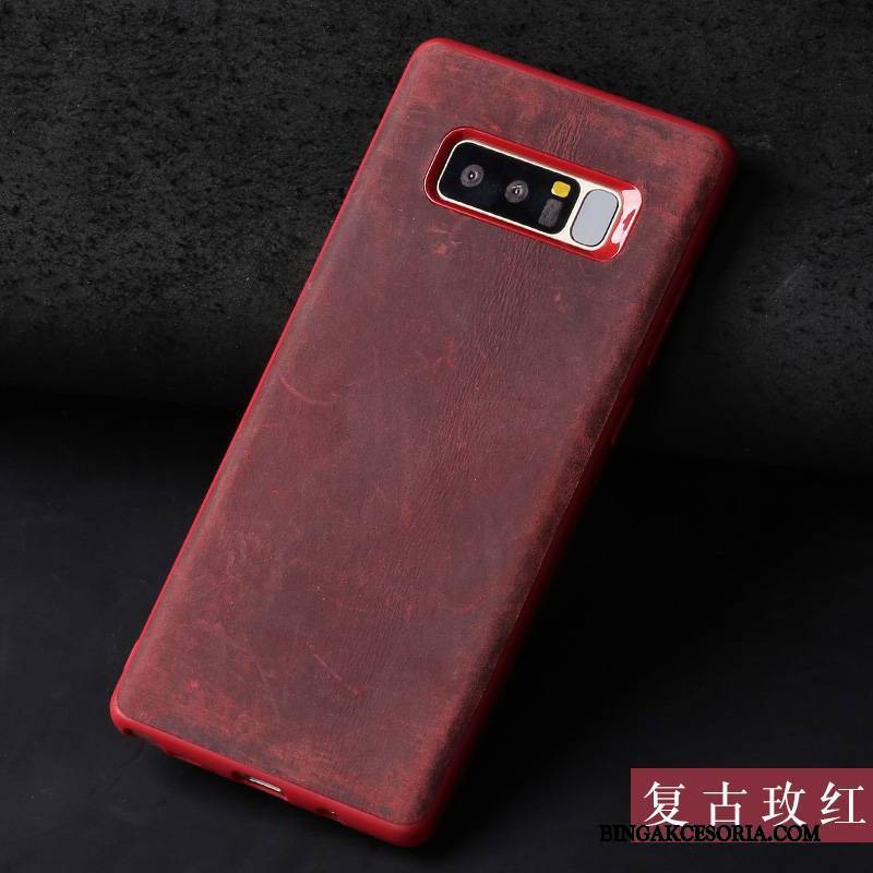 Samsung Galaxy Note 8 Futerał Anti-fall Modna Marka All Inclusive Etui Ochraniacz Kreatywne Vintage