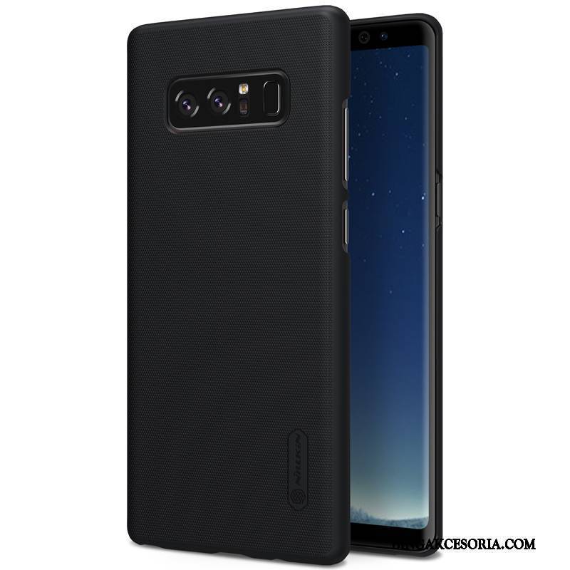 Samsung Galaxy Note 8 Futerał Etui Na Telefon Telefon Komórkowy Gwiazda Nubuku Czarny Złoto Ochraniacz