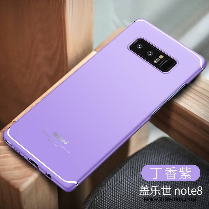 Samsung Galaxy Note 8 Gwiazda Purpurowy Etui Trudno Futerał All Inclusive Ochraniacz