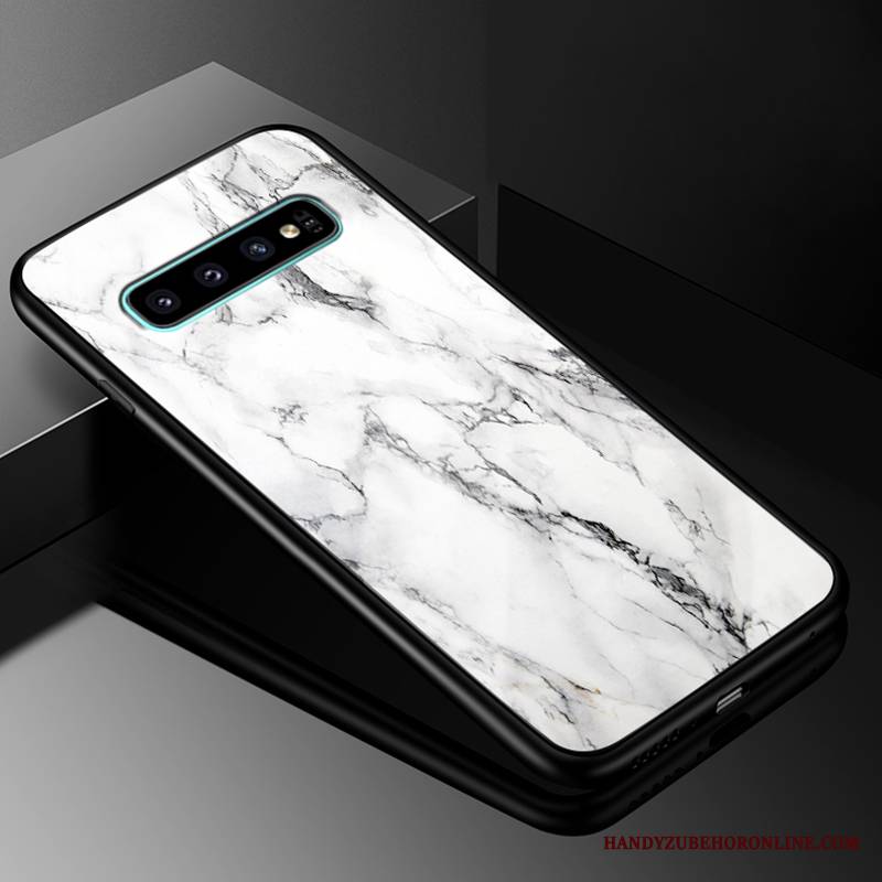 Samsung Galaxy S10+ Futerał Osobowość Anti-fall Trudno Szkło Modna Marka Etui Na Telefon Gwiaździsty