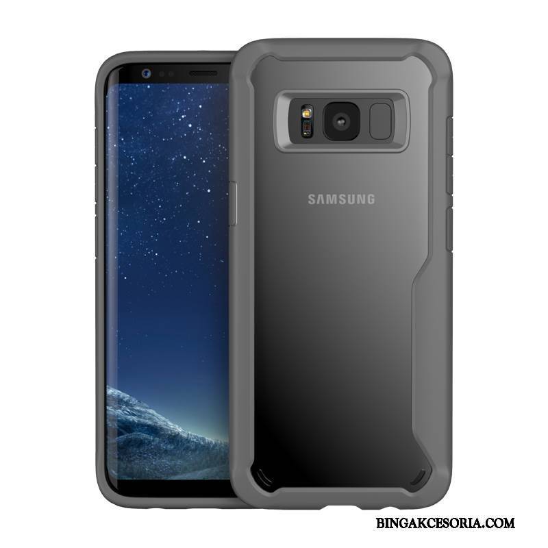 Samsung Galaxy S8 Etui Miękki Anti-fall Gwiazda Szary Futerał Silikonowe