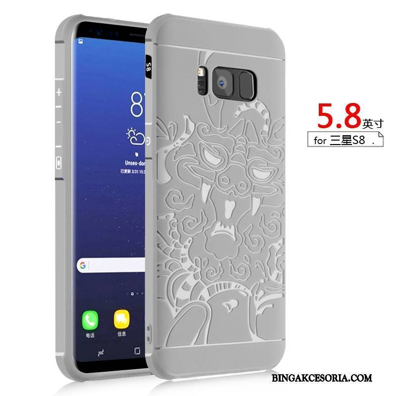 Samsung Galaxy S8 Futerał Anti-fall Silikonowe Szary Etui Na Telefon Gwiazda All Inclusive