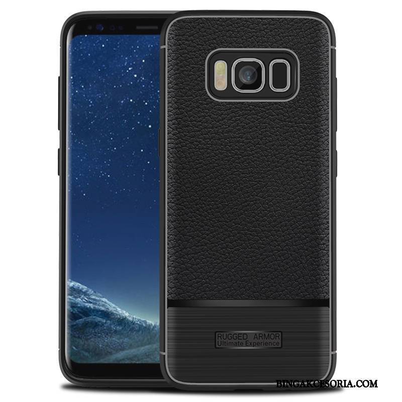 Samsung Galaxy S8+ Futerał Silikonowe All Inclusive Gwiazda Anti-fall Etui Na Telefon Ochraniacz Czarny