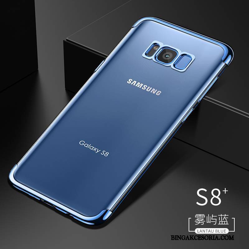 Samsung Galaxy S8+ Futerał Silikonowe Niebieski Cienkie Miękki Tendencja Etui Na Telefon All Inclusive