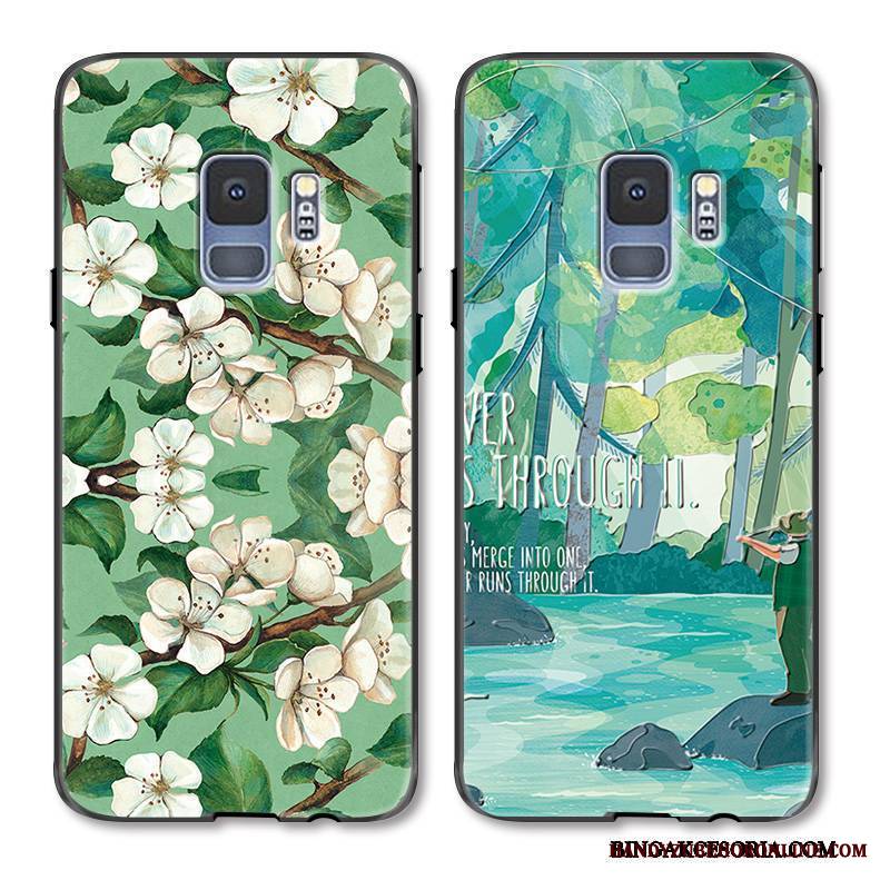 Samsung Galaxy S9+ Futerał Etui Relief Wiszące Ozdoby Anti-fall Moda Ochraniacz Mały