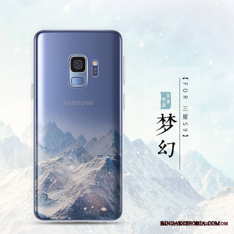 Samsung Galaxy S9 Futerał Kreatywne Sceneria Anti-fall Etui Gwiazda Przezroczysty Ochraniacz