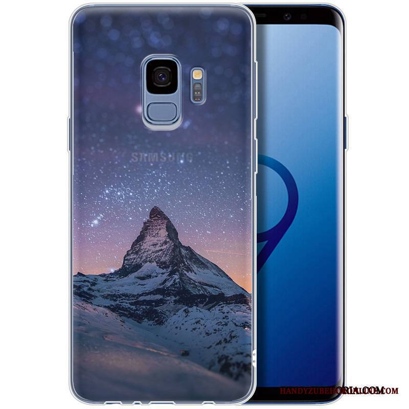 Samsung Galaxy S9+ Futerał Miękki Osobowość Proste Etui Silikonowe Etui Na Telefon Eleganckie