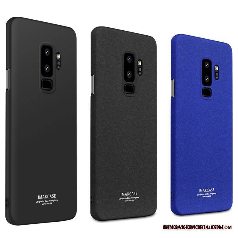 Samsung Galaxy S9 Futerał Wspornik Nubuku Etui Kreatywne Niebieski Tendencja Denim