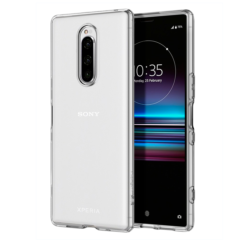 Sony Xperia 1 Futerał Ochraniacz Etui Miękki Etui Na Telefon Anti-fall Przezroczysty All Inclusive