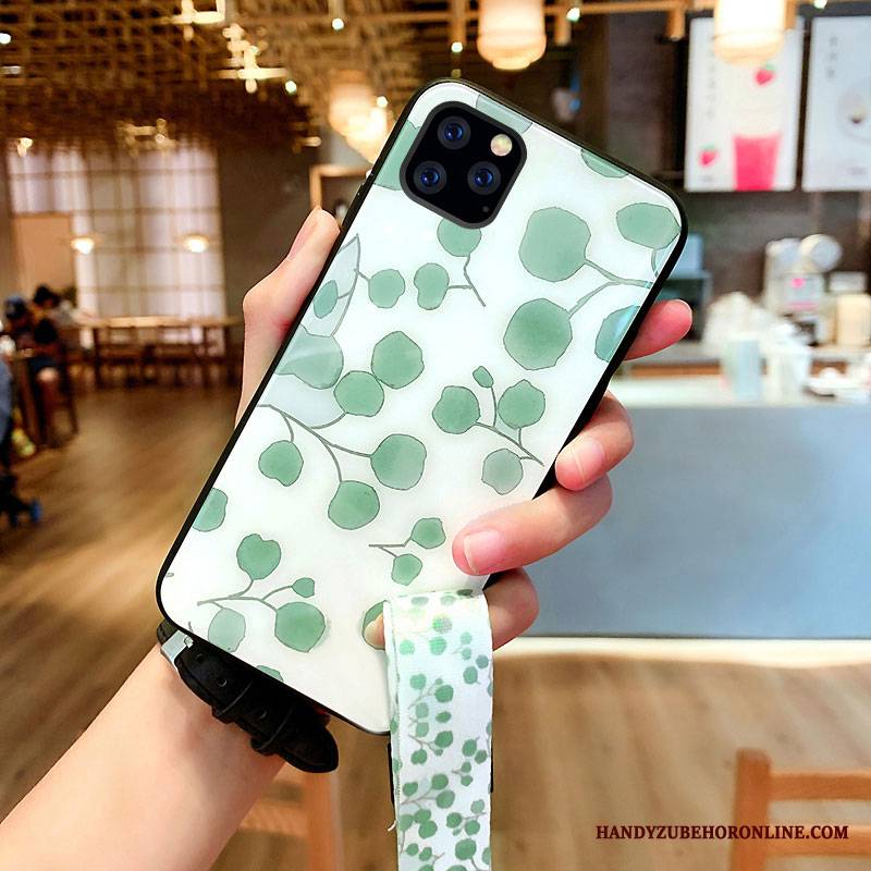 iPhone 11 Pro Futerał Etui Piękny All Inclusive Kreatywne Anti-fall Modna Marka Lustro