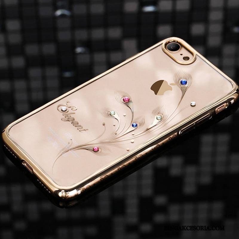 iPhone 7 Plus Złoto Futerał Luksusowy Anti-fall Rhinestone Nowy All Inclusive