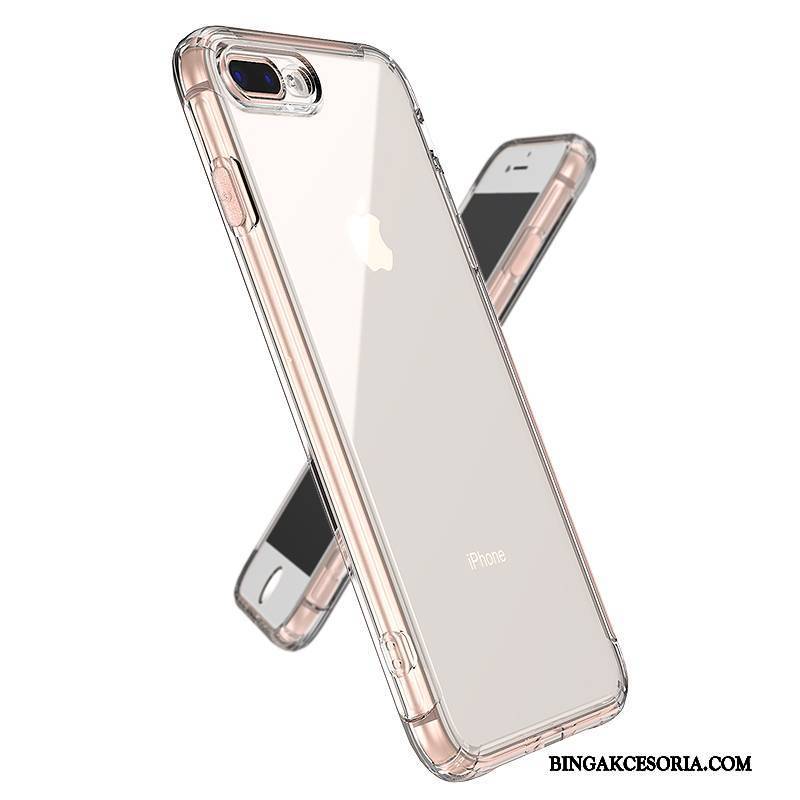 iPhone 8 Plus Futerał Anti-fall Balon Etui Na Telefon All Inclusive Silikonowe Przezroczysty