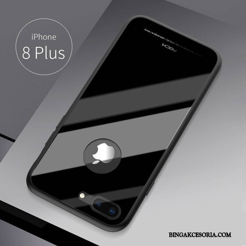 iPhone 8 Plus Tendencja Czarny Futerał Etui Na Telefon All Inclusive Ochraniacz Trudno