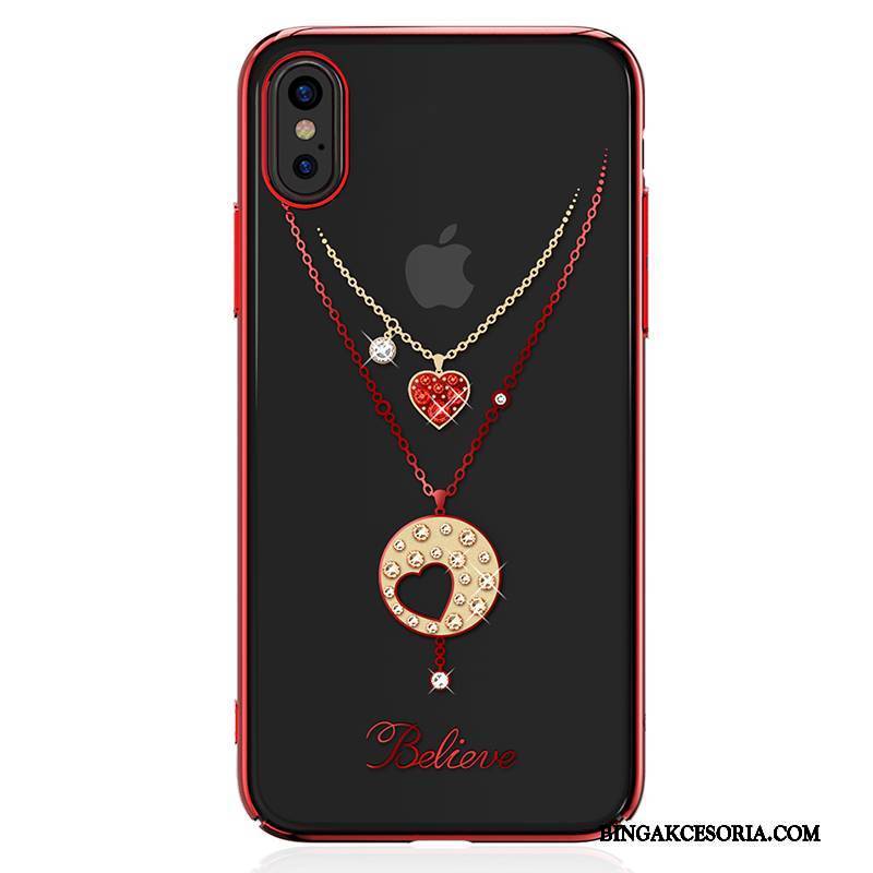 iPhone X Futerał Etui Na Telefon Tendencja Rhinestone Nowy All Inclusive Czarny Luksusowy