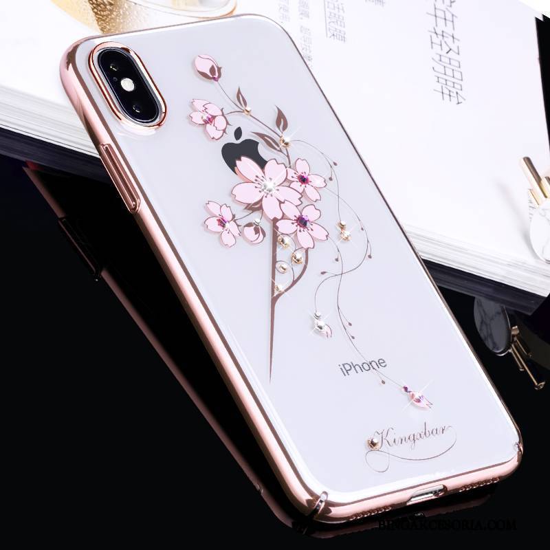 iPhone X Futerał Etui Rhinestone Złoto Luksusowy All Inclusive Etui Na Telefon Nowy