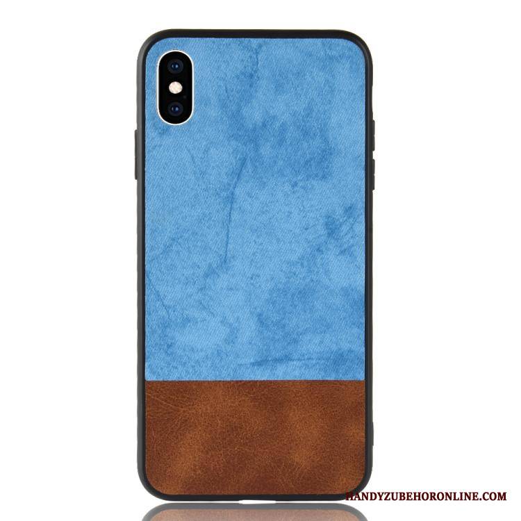 iPhone Xs Max Futerał Denim All Inclusive Mieszane Kolory Ochraniacz Etui Kreatywne Etui Na Telefon